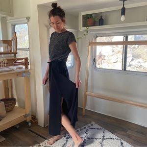 Vintage Ann Taylor long wrap skirt
